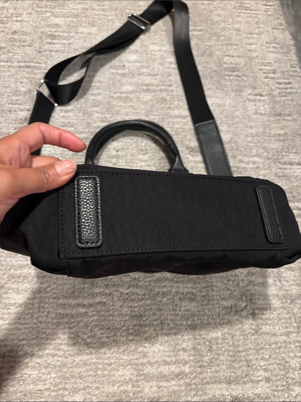 Martha steward Black Convertible Crossbody Tote Bag - Picture 2 of 7
